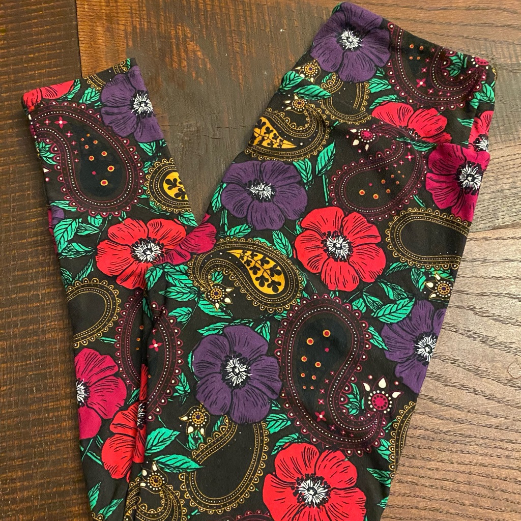 Nwot Lularoe One Size Leggings